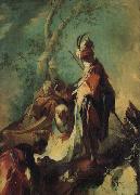 MAULBERTSCH, Franz Anton The Baptism of the Eunuch France oil painting artist